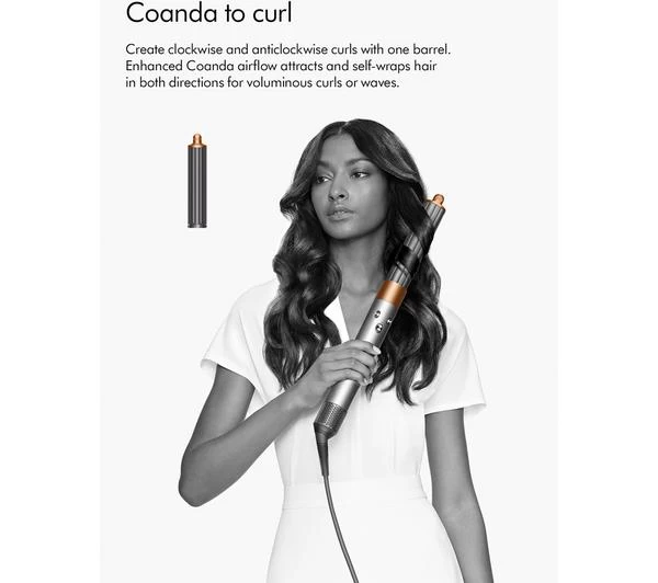 DYSON Airwrap Complete Long Hair Multi-Styler - Nickel & Copper 10 DYSON Airwrap Complete Long Hair Multi-Styler - Nickel & Copper - Image 8