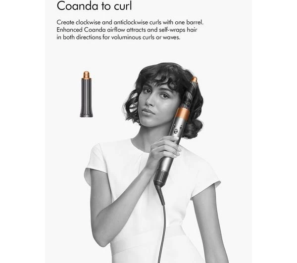 DYSON Airwrap Complete Hair Multi-Styler - Nickel & Copper 10 DYSON Airwrap Complete Hair Multi-Styler - Nickel & Copper - Image 8