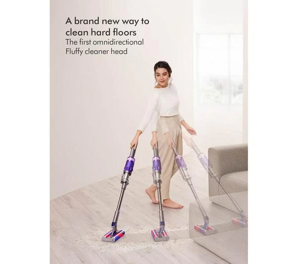 DYSON Omni-Glide™ Cordless Vacuum Cleaner - Purple & Nickel 4 DYSON Omni-Glide™ Cordless Vacuum Cleaner - Purple & Nickel - Image 2