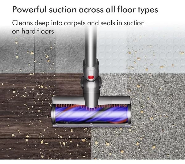 DYSON V8 Cordless Vacuum Cleaner - Silver Nickel 4 DYSON V8 Cordless Vacuum Cleaner - Silver Nickel - Image 2