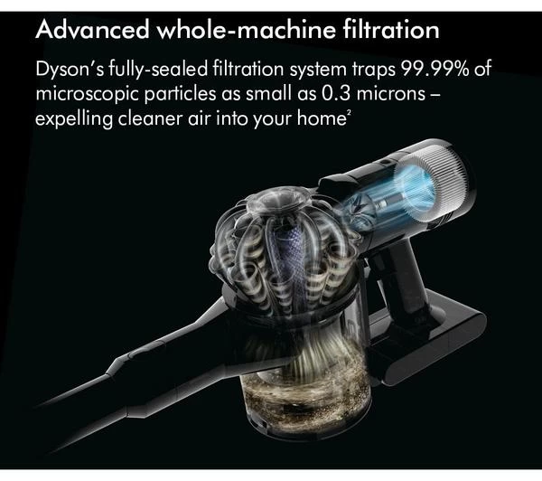 DYSON V8 Cordless Vacuum Cleaner - Silver Nickel 6 DYSON V8 Cordless Vacuum Cleaner - Silver Nickel - Image 4