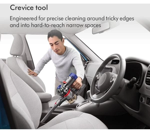 DYSON V8 Cordless Vacuum Cleaner - Silver Nickel 13 DYSON V8 Cordless Vacuum Cleaner - Silver Nickel - Image 11