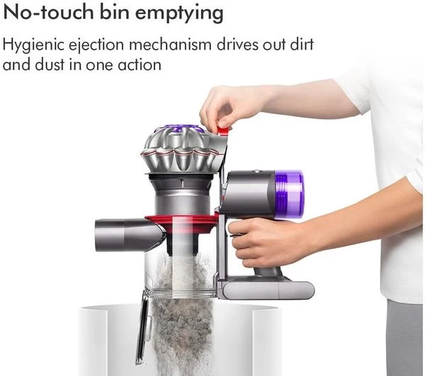 DYSON V8 Cordless Vacuum Cleaner - Silver Nickel 14 DYSON V8 Cordless Vacuum Cleaner - Silver Nickel - Image 12