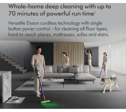 DYSON Gen5detect Absolute Cordless Vacuum Cleaner - Nickel & Blue -Dyson Sale 10249872 002