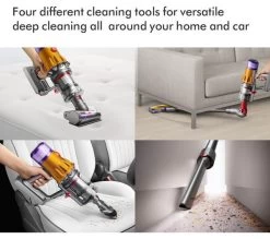 DYSON V12 Absolute Cordless Vacuum Cleaner - Nickel & Yellow 16 DYSON V12 Absolute Cordless Vacuum Cleaner - Nickel & Yellow -Dyson Sale 10250116 005