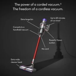 Dyson Outsize Cordless Vacuum Cleaner, Nickel/Red, Extra Large 13 Dyson Outsize Cordless Vacuum Cleaner, Nickel/Red, Extra Large -Dyson Sale 61CsmrxOSDL. AC SL1500