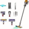 Dyson V12 Detect Slim Absolute Cordless Vacuum Cleaner - Yellow/Iron, HEPA Filter, Up To 60 Min Runtime, LCD Screen Displays, 5 Engineered Accessories, With 5AVE Microfiber Cloth 2 Dyson V12 Detect Slim Absolute Cordless Vacuum Cleaner - Yellow/Iron, HEPA Filter, Up To 60 Min Runtime, LCD Screen Displays, 5 Engineered Accessories, With 5AVE Microfiber Cloth -Dyson Sale 61im6GlWJL. AC SL1500