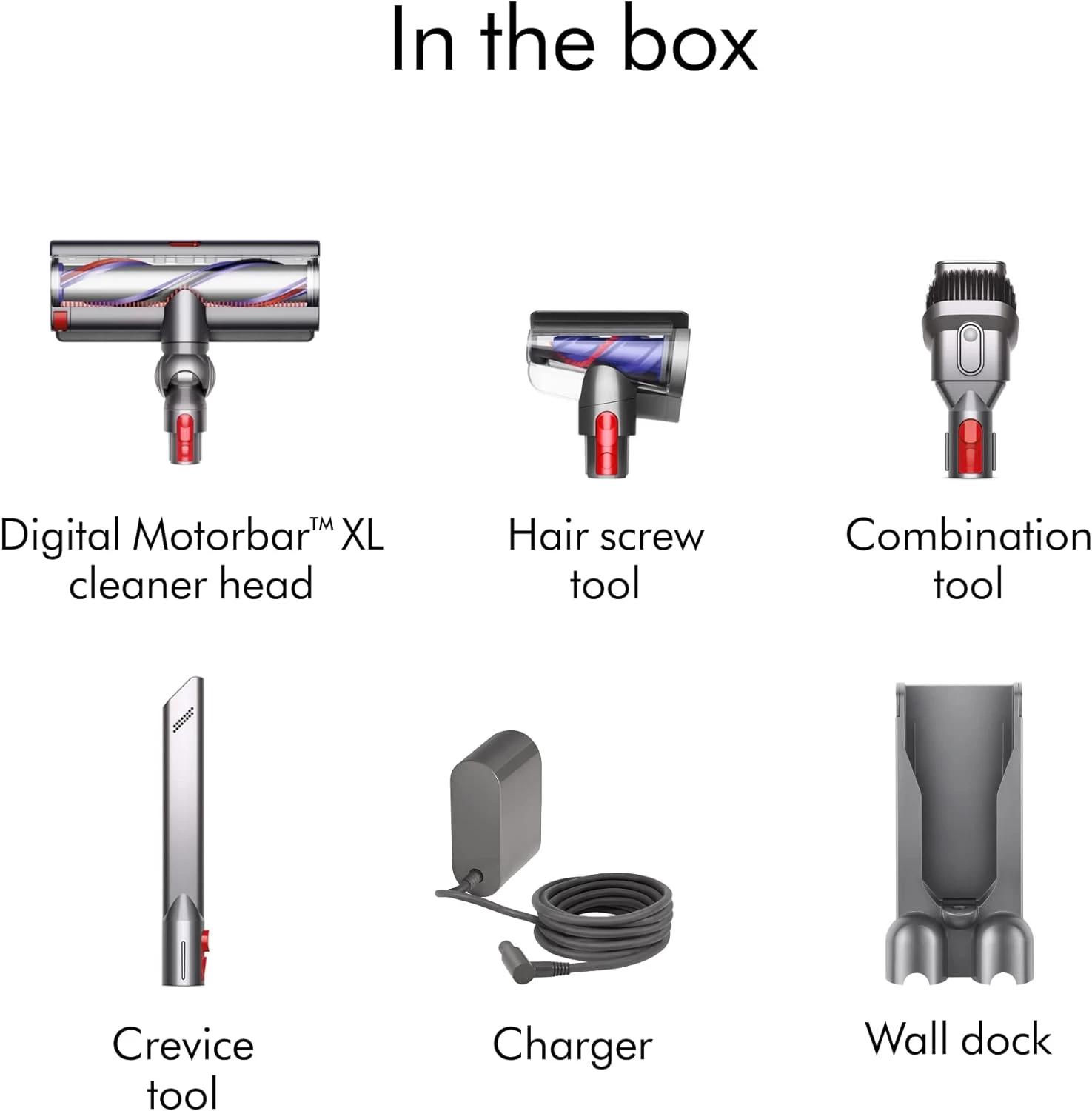 Dyson Outsize Cordless Vacuum Cleaner, Nickel/Red, Extra Large 12 Dyson Outsize Cordless Vacuum Cleaner, Nickel/Red, Extra Large - Image 10