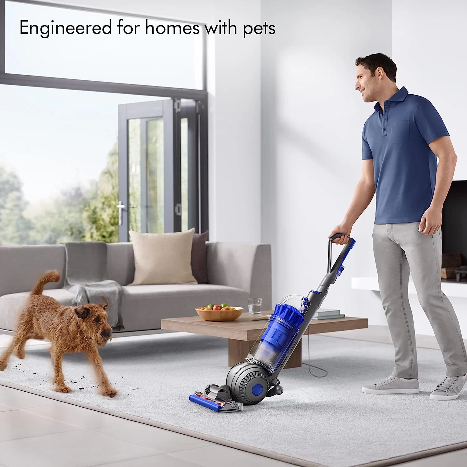 Dyson Ball Animal 2 Total Clean Upright Vacuum Cleaner, Blue 7 Dyson Ball Animal 2 Total Clean Upright Vacuum Cleaner, Blue - Image 5