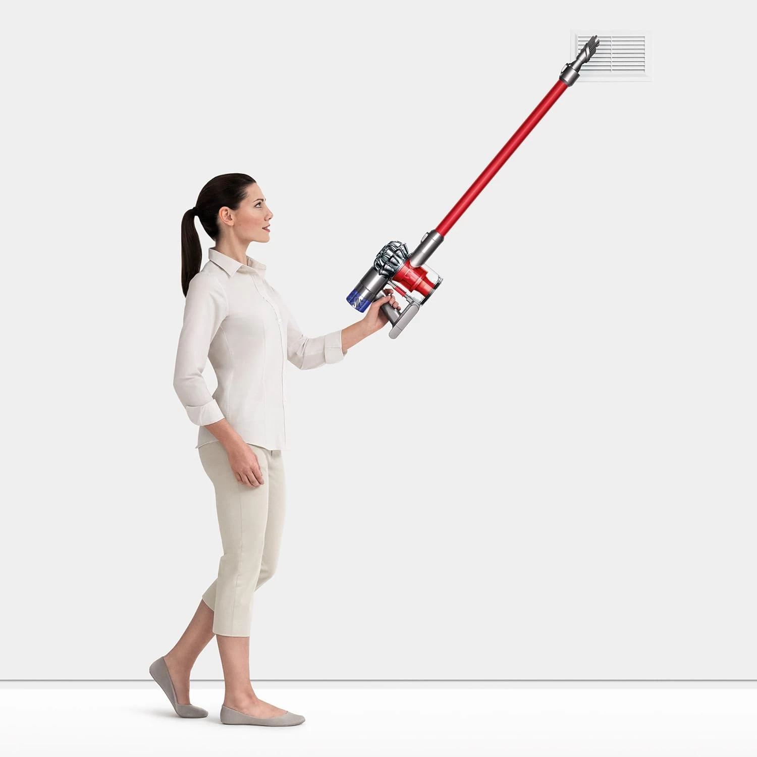 Dyson V6 Absolute Cordless Stick Vacuum Cleaner, Red 6 Dyson V6 Absolute Cordless Stick Vacuum Cleaner, Red - Image 4