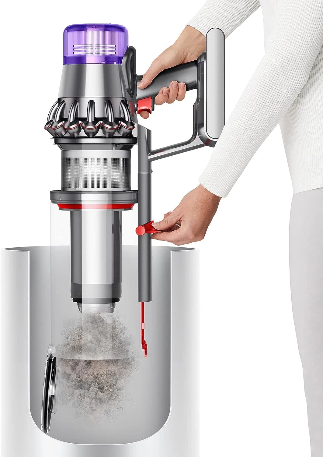 Dyson Outsize Cordless Vacuum Cleaner, Nickel/Red, Extra Large 11 Dyson Outsize Cordless Vacuum Cleaner, Nickel/Red, Extra Large - Image 9