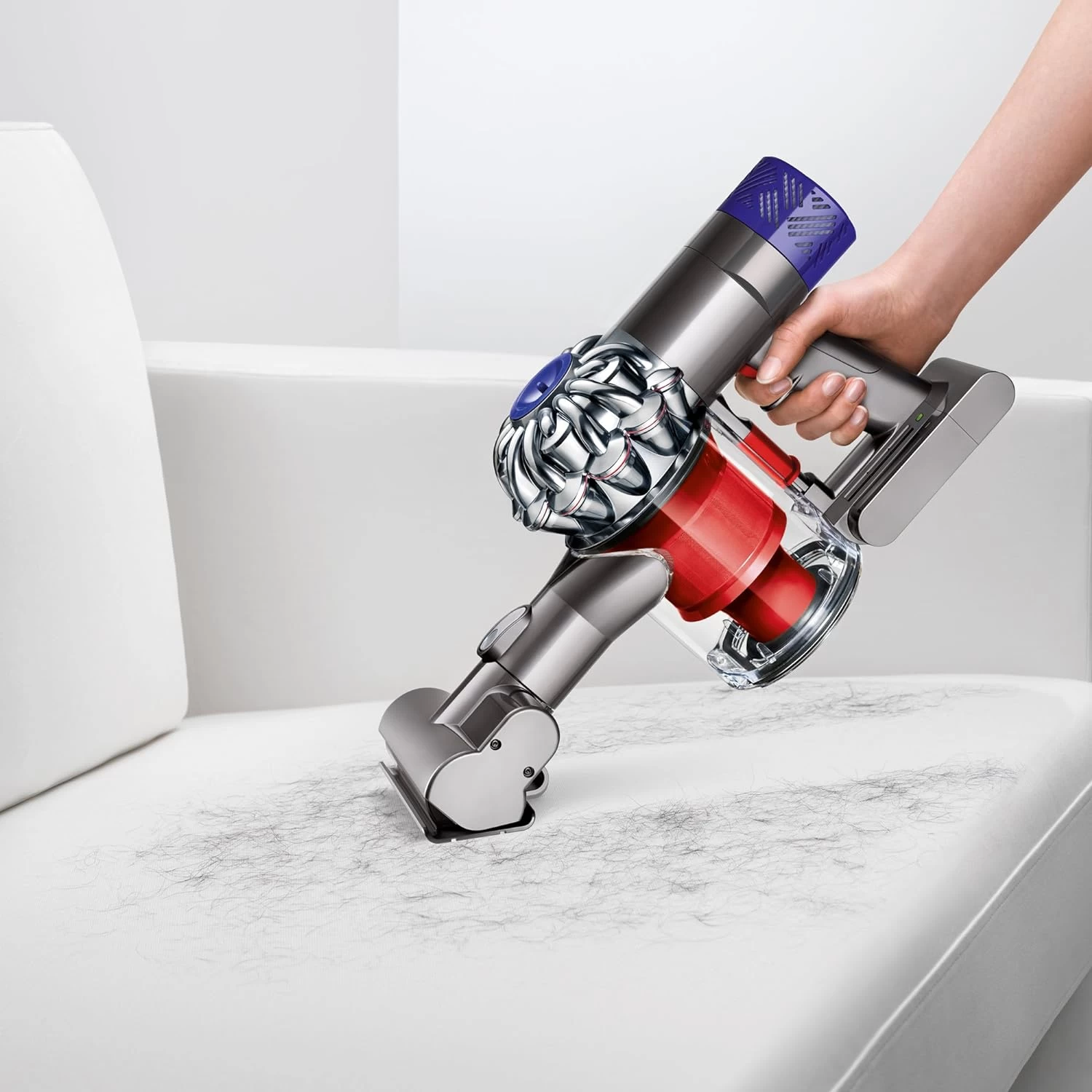 Dyson V6 Absolute Cordless Stick Vacuum Cleaner, Red 7 Dyson V6 Absolute Cordless Stick Vacuum Cleaner, Red - Image 5