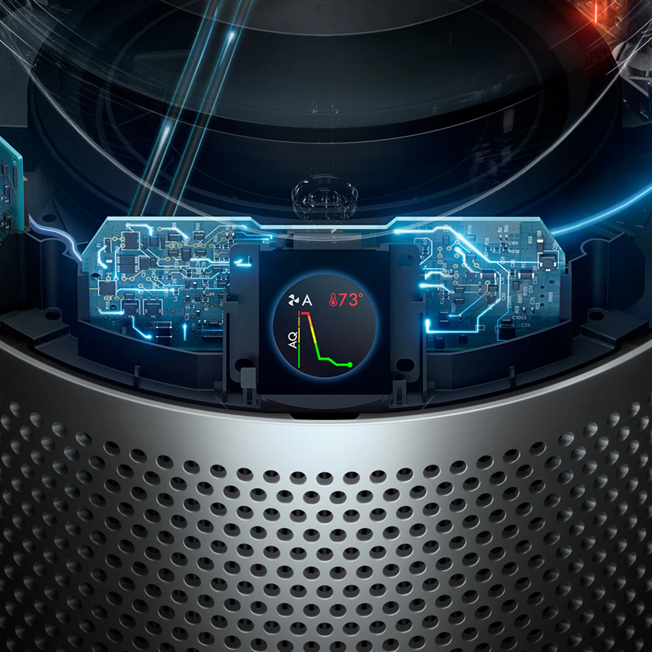 Dyson Hot+Cool HP07 White/Silver Air Purifying Heating Fan - 368960-01 6 Dyson Hot+Cool HP07 White/Silver Air Purifying Heating Fan - 368960-01 - Image 4