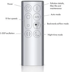 Dyson Cool Air Purifier, HEPA Filter + Activated Carbon, WiFi, TP07 White/Silver -Dyson Sale dyson appliances dyson cool air purifier hepa filter activated carbon wifi tp07 white silver 38044176449757
