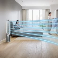 Dyson Cool Air Purifier, HEPA Filter + Activated Carbon, WiFi, TP07 White/Silver -Dyson Sale dyson appliances dyson cool air purifier hepa filter activated carbon wifi tp07 white silver 38044176744669