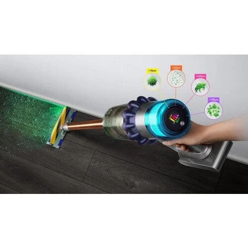 Dyson V15 Detect Extra Prussian Blue/Bright Copper Vacuum Cleaner 4 Dyson V15 Detect Extra Prussian Blue/Bright Copper Vacuum Cleaner - Image 2